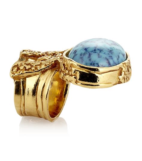 yves saint laurent turquoise ring|Yves Saint Laurent Women's rings .